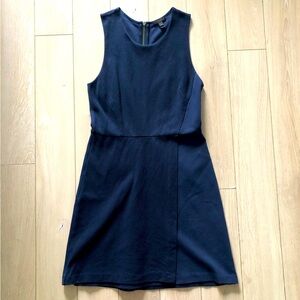 J. Crew Textured Wrap Mini Dress in Navy Size 4